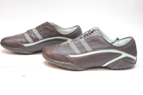 NUOVE SNEAKERS STRINGATE TIMBERLAND DENNA MARRONE BLU DONNA TAGLIA 9 M M (60342)