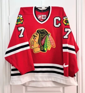 Chris Chelios Chicago Blackhawks Nike NHL Jersey Size 56 XXL Vintage - Picture 1 of 16