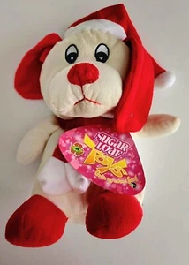 Stuffed Christmas Dog, Sugar Loaf Toys 10" Inch Plushw/original tags Cream color - Picture 1 of 3