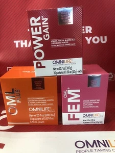 Apoyo A La Salud Femenina Paquete Omnilife OML FEM + OML PLUS + GANANCIA DE POTENCIA - Imagen 1 de 4