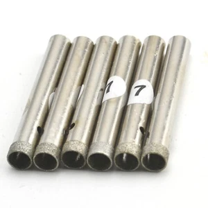 Diamond Gemstone Core Drill Bits Set 7 mm Masonry Tools Pack of 6Pcs - Picture 1 of 6