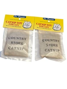 2 Dr Daniels Country Store Saco de hierba gatera Juguete para gato Arpillera Lona Almohada Hecho en EE. UU. - Imagen 1 de 1