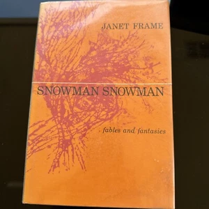 Snowman Snowman Janet Frame ~ First Printing 1963 Hardcover/Jacket Ex Library - Foto 1 di 5