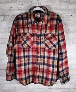 Vintage CPO Woll Flanell Hemd mit Knopfleiste 60er 70er Campus 15 M 15 1/2 - Bild 1 von 7