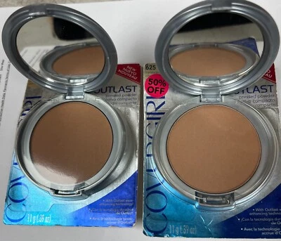 2 CoverGirl Outlast Pressed Powder TRANSLUCENT SABLE 0.39 OZ frayed but sealed - Image 1 of 3