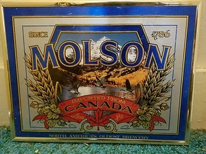 molson framed sign - Picture 1 of 5