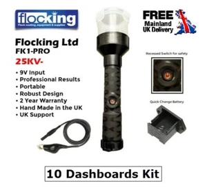 Flocking Machine Electrostatic FK1-PRO Full Super Starter Kit for 10 Dashboards - Picture 1 of 2