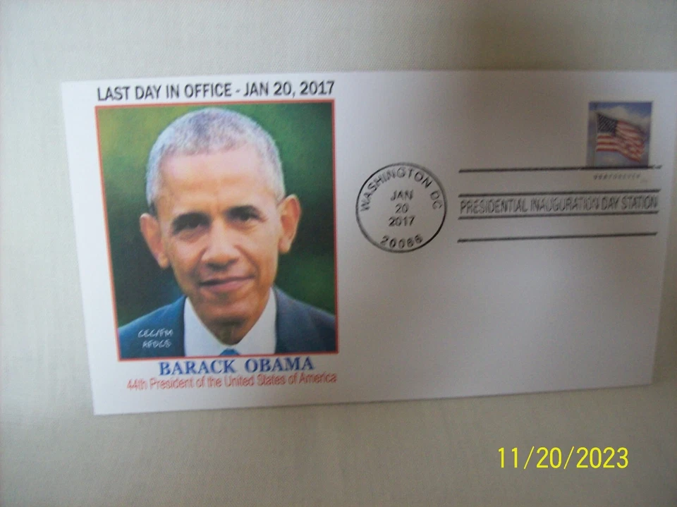 Portada del primer día de AFDCS para Barack Obama de 2017...Último día en el cargo Foto 1 de 1