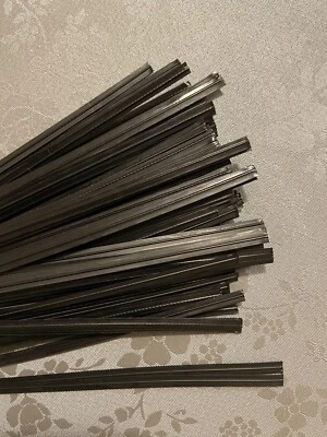 6" Plastic Twist Ties (6-inch) Genuine ULINE Pre-Cut Nose Wire for Mask - BLACK - Image 1 of 4