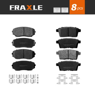 Front & Rear Ceramic Brake Pads Set For Mazda Cx-7 2007 2008 2009 2010 2011 2012 - Image 1 of 4
