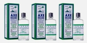 3 x Singapore Axe Brand Universal Oil 56ml Aus Seller - Picture 1 of 4