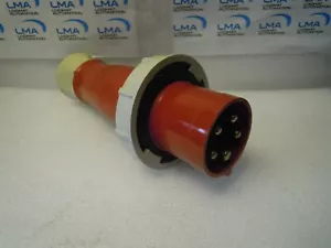 MENNEKES 63-6H 220/380 240/415 MALE PLUG CONNECTOR 3P+N TYP 307 RECEPTACLE - Imagen 1 de 4