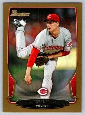 2013 Bowman Baseball Gold Homer Bailey Cincinnati Reds #114 - Image 1 of 2