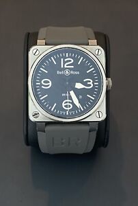 Bell & Ross BR03-92 Black Steel 42mm (Complete Set: Box + papers + Card + Tools)