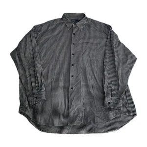 Polo Ralph Lauren Kindred Hemd Button Down Herren 2XL Gingham Schwarz Weiß XXL - Bild 1 von 7