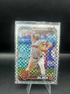 Actualización cromada Topps 2024 USC121 Mason Black X Fractor Refractor RC Rookie Giants - Imagen 1 de 2