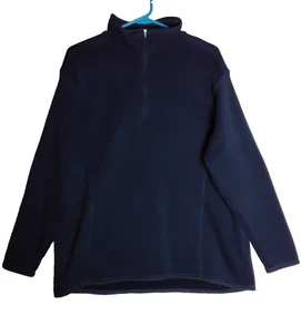 Tri-Mountain Damen Fleecepullover blau Viertelreißverschluss Größe 2XL Sweatshirt - Bild 1 von 5