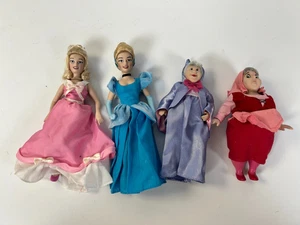 *RARE* Cinderella Dolls x4 - Deagostini Disney Princess Porcelain - Picture 1 of 2