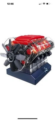 Playz V8 Combustion Engine Model Kit That Runs - Build Your Own STEM Mini V8...  - Image 1 of 4