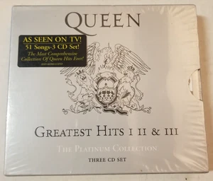 ๐ฟ Queen Greatest Hits I II & III~The Platinum Collection ๐ฟ 3 CD Box Set ๐ฟ G - Picture 1 of 2