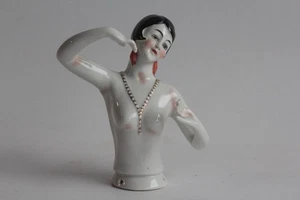 Demi figurine porcelaine Danseuse Art déco (71140) - Imagen 1 de 6