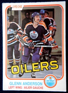 Tarjeta de novato Glenn Anderson O-Pee-Chee 108, 1981-82 Oilers - Imagen 1 de 2