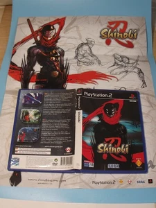 SHINOBI PS2 Playstation 2 - Original CASE with Sleeve and POSTER ONLY - Picture 1 of 5
