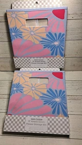 Cube Storage Bin Floral Colorful 11 Inch Fabric Storage Boxes with Handle... - Picture 1 of 6