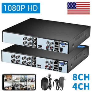 4/8 Channel H.265 1080P DVR Video Recorder for Home Security Camera System CCTV - Picture 1 of 12