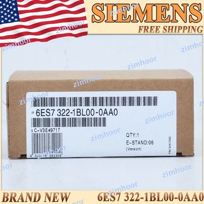 New in Box Siemens 6ES7 322-1BL00-0AA0 US 6ES7322-1BL00-0AA0 1PC Digital Output - Image 1 of 4