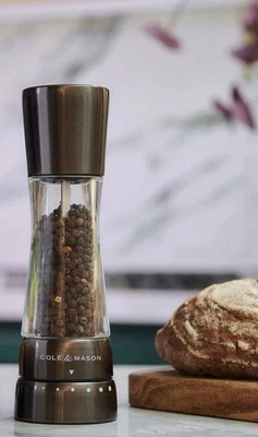 Cole & Mason Derwent GunMetal Pepper Mill Gourmet Precision Shaker - Image 1 of 3