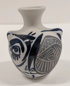 Vintage Otero Regal Picasso Style Cubist Modernist Pottery Face Vase Spain - Picture 1 of 14