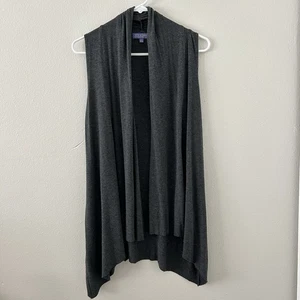 Vivienne Vivienne Tam anthrazitgraue Weste vorne offen Damen Größe S Stretch Jersey - Bild 1 von 9