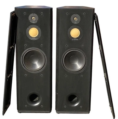 Pair of Vintage Infinity Kappa 7.1 Floor Standing Tower Speakers - Black - Image 1 of 4