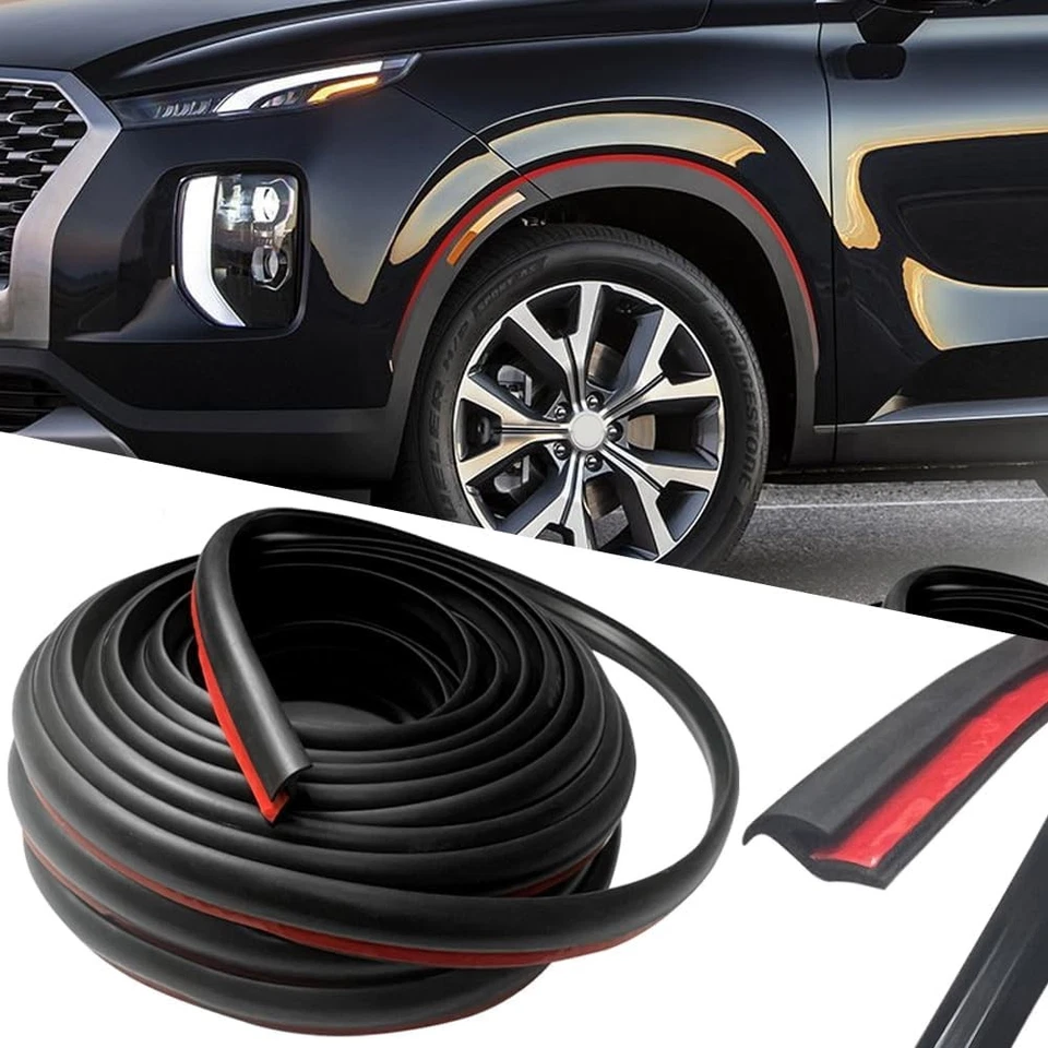 30 футов резиновая уплотнительная полоска для отделки кромок крыльев колесных ниш Chevy легковых автомобилей грузовиков - Изображение 1 из 4