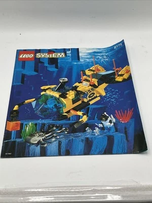 Lego System Explorer Sub 6175 Instruction Manual Book Only Vintage 1995 - Image 1 of 4