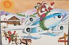 Ak Airliner Postcard Flugzeug Finnair Dc 10 Airline Issue