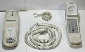 Used NW Bell Slimline TT Telephone White•Cord Detangler•52” Cord + Line Cord•GC - Picture 1 of 12