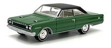 1967 Plymouth HEMI Belvedere GTX 426 V8 - Dark Green Poly -  MOPAR - 1/64 Scale