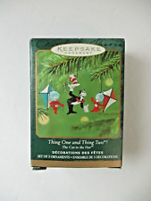 Thing One and Thing Two Hallmark 2001 Dr. Seuss Cat In The Hat Miniature Like Ne