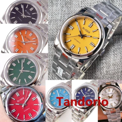 Relógio masculino automático ostra Bliger polido 36mm/39mm vidro de safira NH35 PT5000 - Imagem 1 de 4