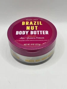 Trader Joe’s Brazil Nut Body Butter BRAZILIAN Cream Limited Edition NEW 8oz - Picture 1 of 8