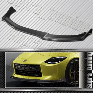 Carbon Painted Front Bumper Lip Spoiler NS-Style For 2023-2025 Nissan Z 400Z - Picture 1 of 6