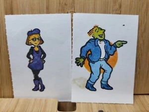NICKTOONS TATTOOS 🏆TOPPS 1993 (2 Random as Pictured)🏆FREE POST - Photo 1/1