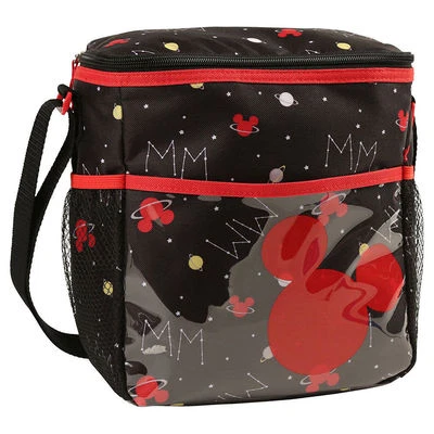 Diaper Bag Lunch Tote Insulated Disney Mickey Black Red Planet Constellation NWT - Image 1 of 3
