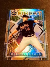 1995 Topps Finest Refractor w/peel Ben McDonald Orioles #83