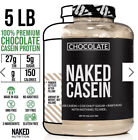 Naked Chocolate Casein - 5Lb Micellar Casein Protein Powder - Bulk, Gmo-Free