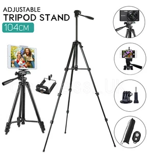 New Tripod Stand Mount Holder For Digital Camera Camcorder Phone iPhone DSLR SLR - Picture 1 of 10