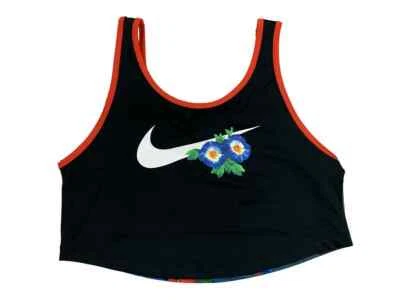 Camiseta deportiva recortada con estampado tropical soporte ligero Nike para mujer CJ5005 talla XS Foto 1 de 2