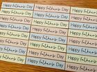 15x Pastel Happy Fathers Day Card Toppers Sentiments Banners Card Making